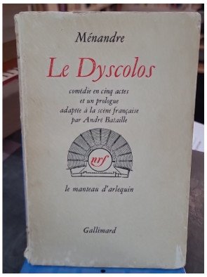 Le Dyscolos de Ménandre