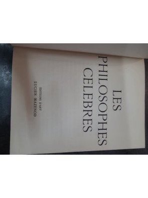 Les Philosophes Célèbres,...