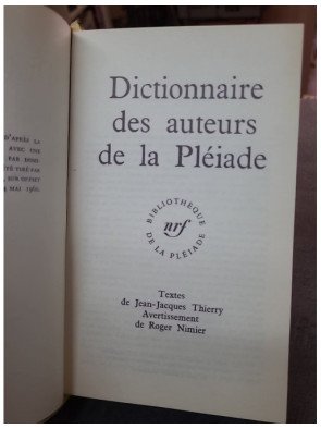Dictionnaire des auteurs de...