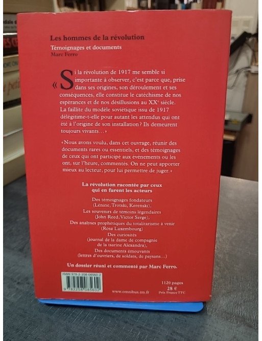1917 Les Hommes de la Révolution par Marc Ferro : Témoignages et documents inédits
