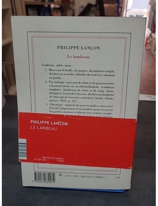 Le Lambeau - Prix Femina 2018 par Philippe Lançon