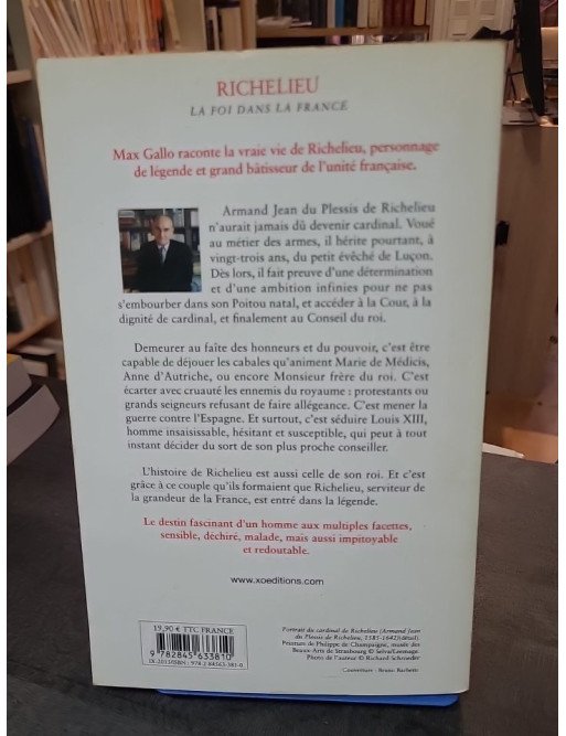 Richelieu - La foi dans la France par Max Gallo : Biographie et histoire du cardinal