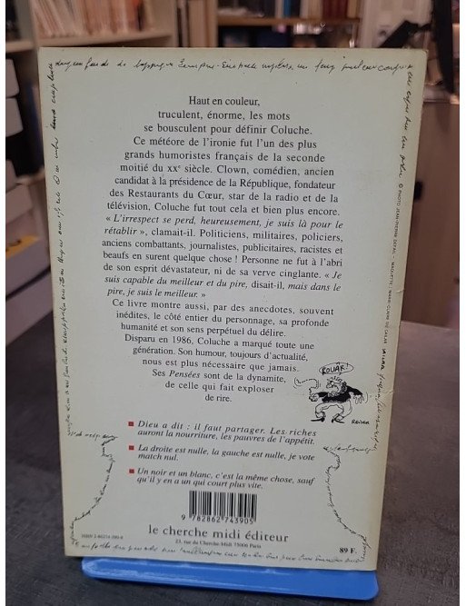 Coluche, Pensées et Anecdotes par Coluche - Humour, Citations et Biographie