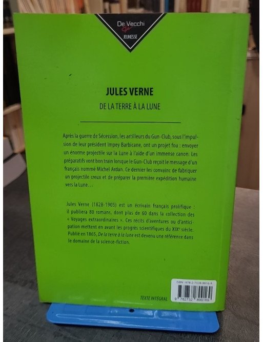 De la terre à la lune par Jules Verne - Aventure spatiale classique pour jeunes lecteurs