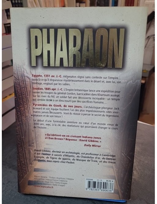 Pharaon par David Gibbins - Thriller Historique sur les Mystères de l'Égypte Ancienne