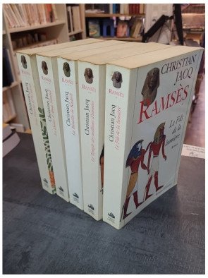 Ramsès en 5 Tomes Complet par Christian Jacq