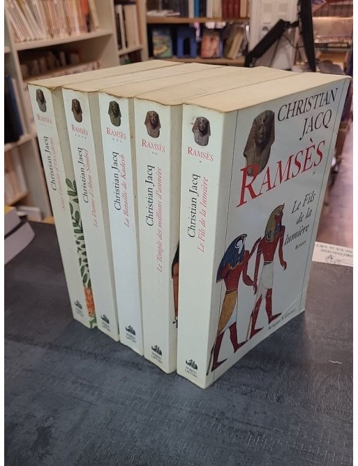 Ramsès en 5 Tomes Complet par Christian Jacq