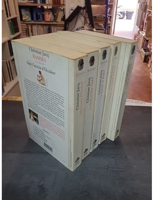 Ramsès en 5 Tomes Complet par Christian Jacq