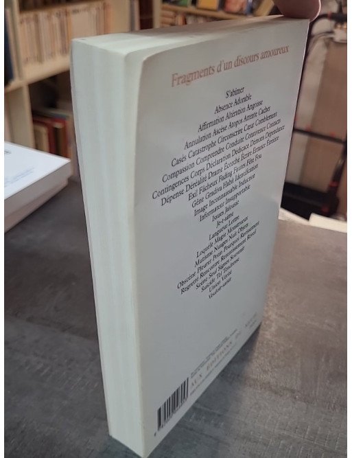 Fragments d'un discours amoureux - Roland Barthes