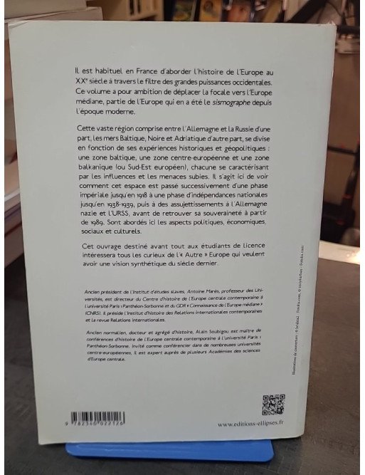 L'Europe centrale dans l'Europe du XXe siècle par Antoine Marès et Alain Soubigou