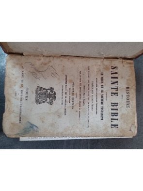 Histoire de la Sainte Bible par Abbé Cruchet