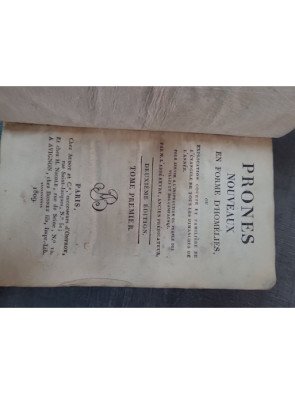 prones nouveaux en forme d'homélies par M. l'abbé Reyre tome premier