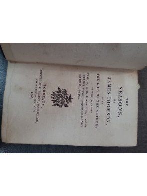 The Seasons by James Thomson with The Life of the Author, Hesiod Or The Rise Of Woman, The Hermit, and Henry And Emma