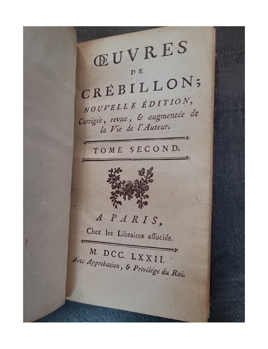 Oeuvres de Crébillon, Tome Second par Crébillon