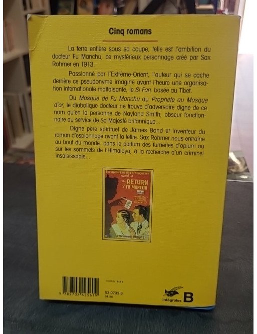 Sax Rohmer. Tome 1, Fu-Manchu - L'intégrale du maître de l'espionnage par Sax Rohmer