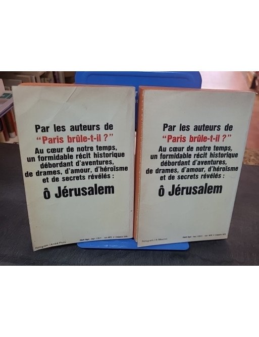 Ô Jerusalem Tome 1 Et 2 - Dominique Lapierre et Larry Collins