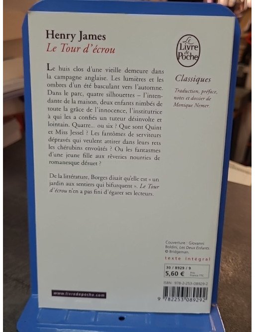 Le Tour d'écrou (nouvelle édition) - Henry James