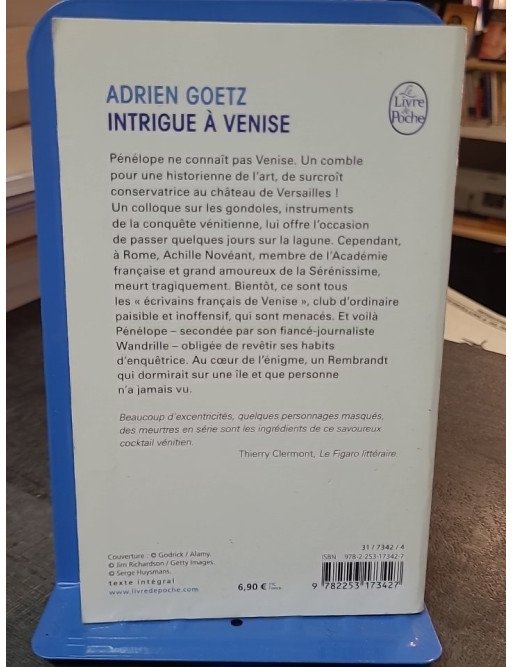 Intrigue à Venise - Adrien Goetz
