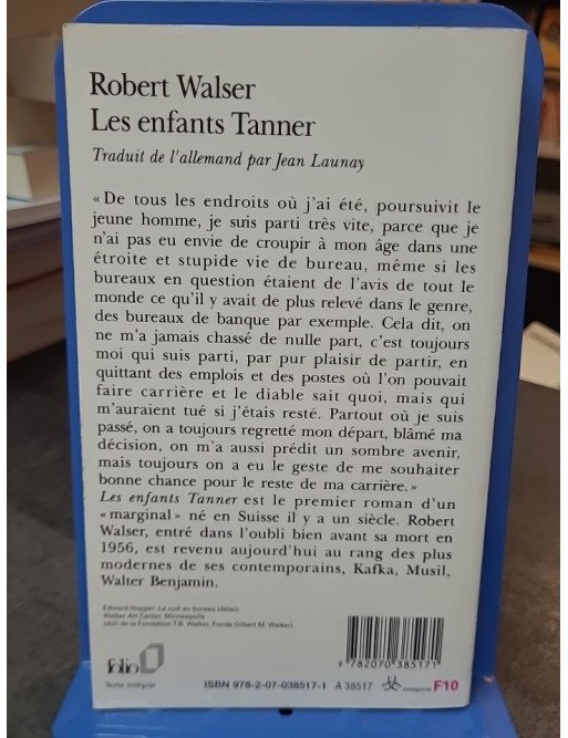 Les enfants Tanner - Robert Walser