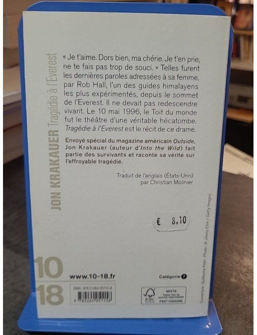 Tragédie à l'Everest - Jon Krakauer
