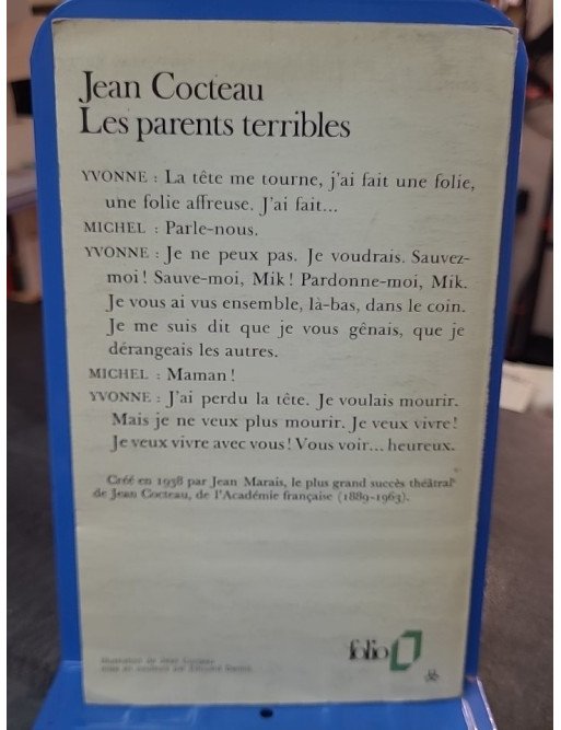 Les Parents terribles par Jean Cocteau - Pièce de théâtre dramatique sur les liens familiaux complexes