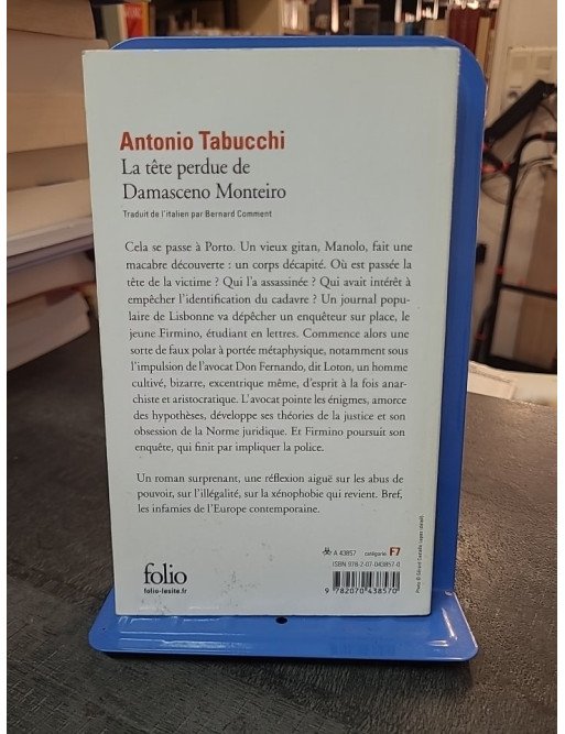 La tête perdue de Damasceno Monteiro par Antonio Tabucchi - Un faux polar métaphysique sur les abus de pouvoir