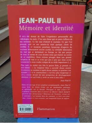 Mémoire et identité de Jean-Paul II