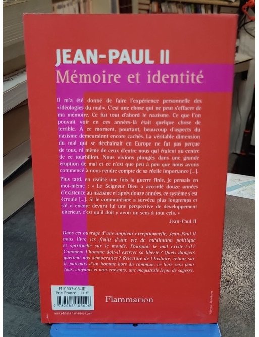 Mémoire et identité de Jean-Paul II