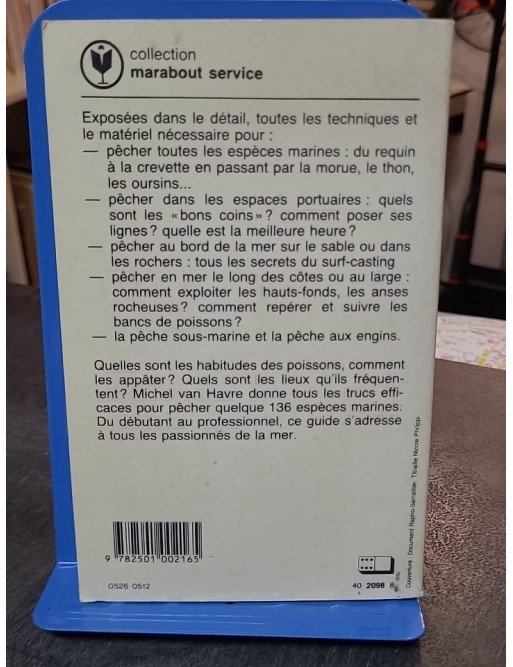 Le Guide Marabout de la pêche en mer - Michel Van Havre - Maîtrisez les techniques de pêche maritime