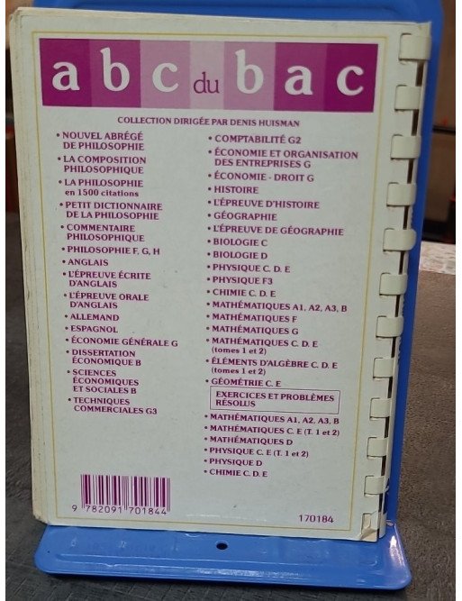 La Chimie au baccalauréat, terminales C D E - Adolphe Tomasino, Guy Fontaine - Réussissez votre bac