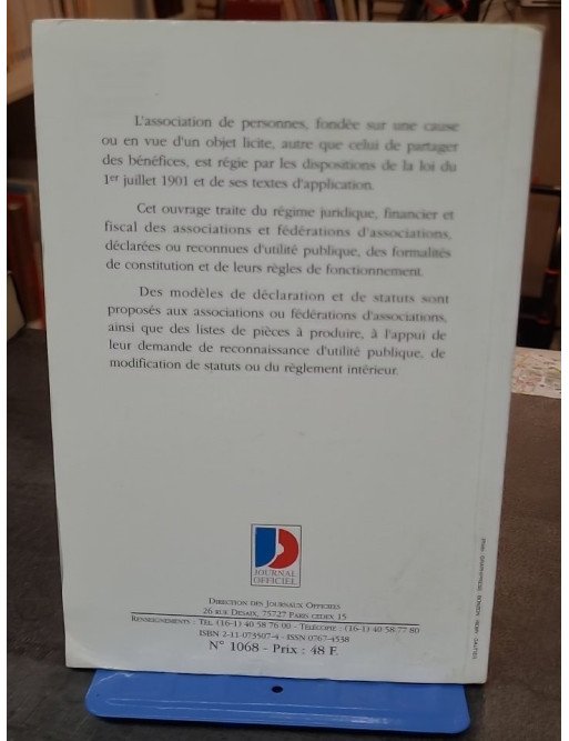 Associations: Textes législatifs & réglementaires - France - Guide officiel