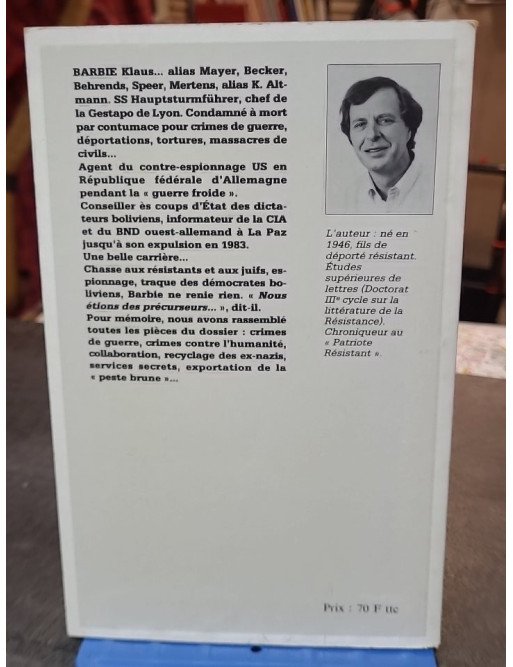 Barbie, pour mémoire - Guy Morel - Témoignage Historique Seconde Guerre Mondiale