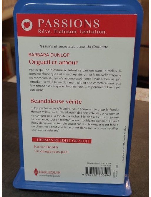 Orgueil et Amour, Scandaleuse Vérité par Barbara Dunlop, Karen Booth - Romance