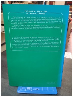 Pathologie séquellaire du rachis lombaire par Marie-Pierre Glasel