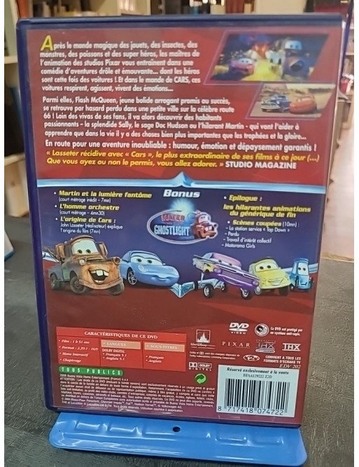Cars, Quatre roues (DVD)