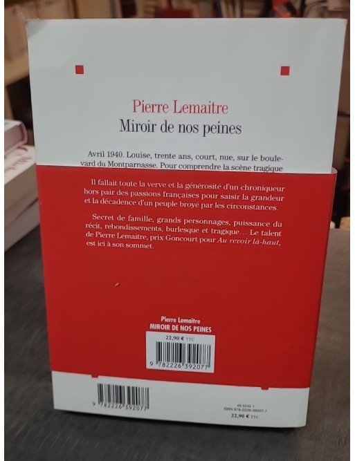 Miroir de nos peines par Pierre Lemaitre - Le grand roman de la France en 1940