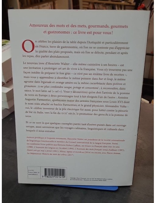 Les petits plats dans les grands par Henriette Walter - Histoire savoureuse des mots de la cuisine et de la table