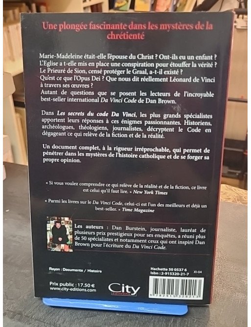 Les Secrets du Code Da Vinci par Daniel Burstein - Analyse et vérités sur le best-seller de Dan Brown
