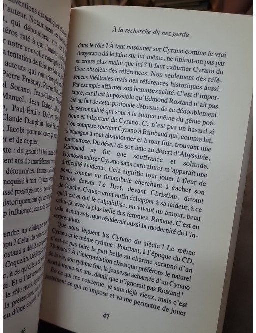 Cyrano de Bergerac - À la recherche du nez perdu par Francis Huster