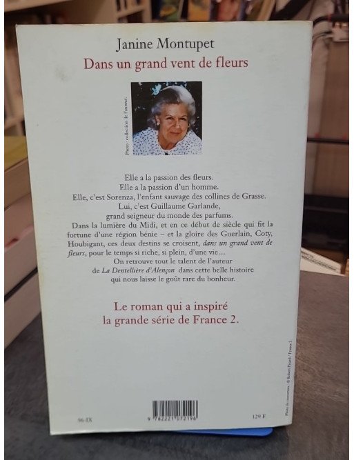 Dans un grand vent de fleurs de Janine Montupet : Roman sur la passion et le parfum