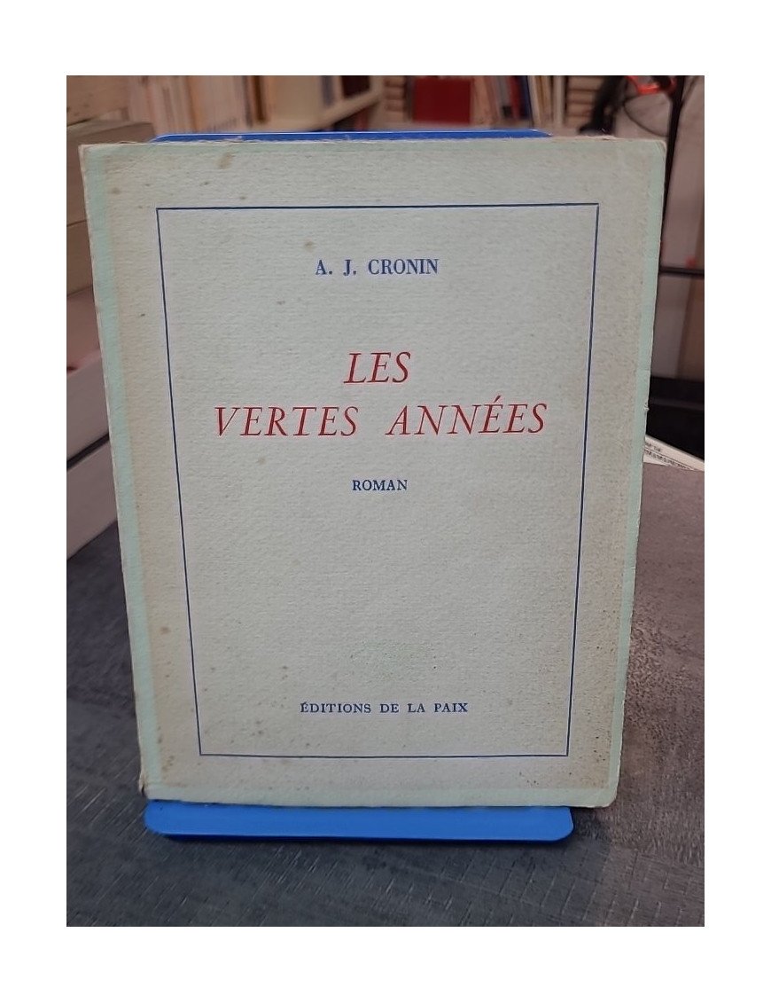 Les vertes années (The green years) par Archibald Joseph Cronin : Un roman sur l'innocence et la découverte de soi