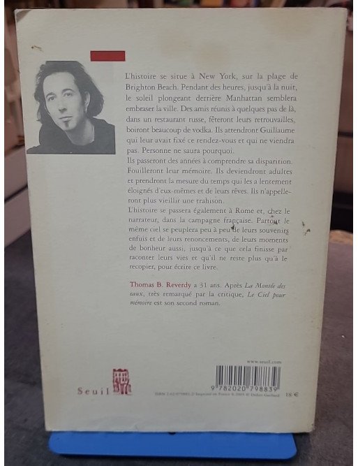 Le Ciel pour mémoire par Thomas B. Reverdy : Une quête poignante à travers le temps et la mémoire
