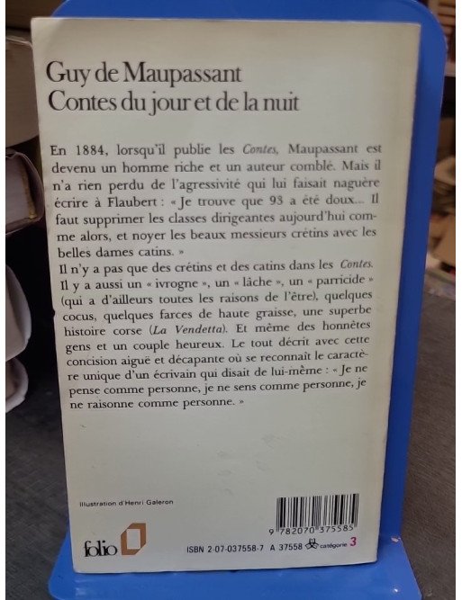 Contes du jour et de la nuit par Guy de Maupassant : Recueil de nouvelles classiques et mordantes