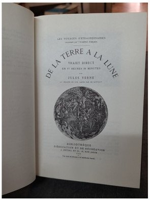 Les Oeuvres de Jules Verne N°3 : De la Terre à la Lune et Autour de la Lune - Éditions Rencontre Lausanne