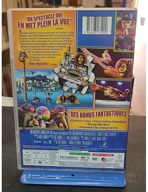 Madagascar 3 - Bons Baisers d'Europe (DVD)
