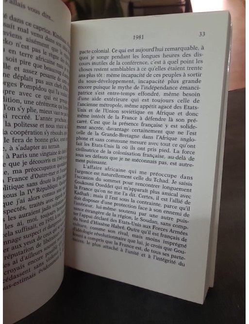 J'allais Vous Le Dire : Journal apocryphe d'un Président par Philippe Barret