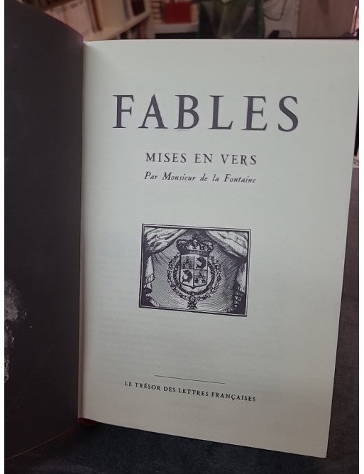 Fables mises en vers de La Fontaine : un recueil classique à découvrir