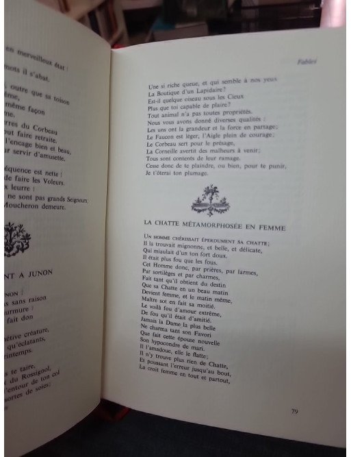 Fables mises en vers de La Fontaine : un recueil classique à découvrir