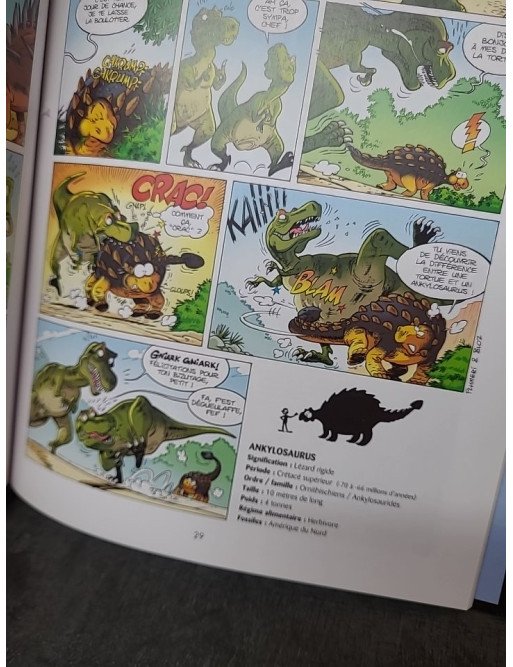 Les Dinosaures en Bande Dessinée Tome 1 par Arnaud Plumeri, Bloz et Maëla COSSON