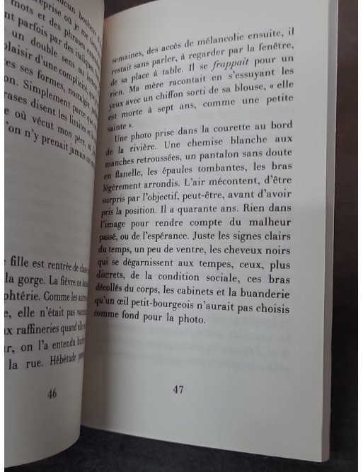 La place - Prix Nobel de Littérature 2022 d'Annie Ernaux